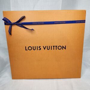 Louis Vuitton Authentic Magnetic Flap Empty Box 14.75" X 13.75" X 3.25" Ribbon